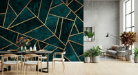 A beautiful modern art wall mural for a living room., GD5501