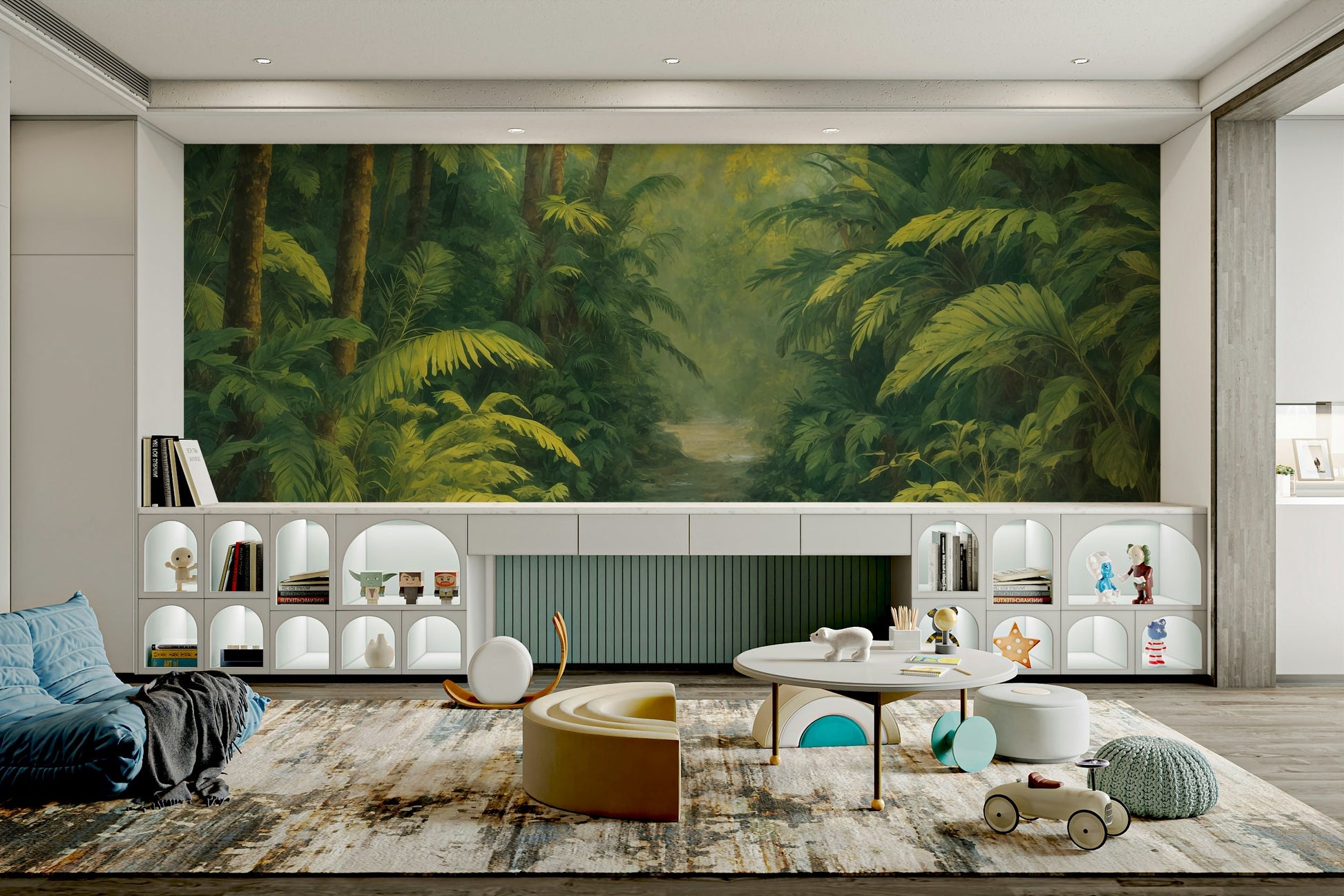 The feeling is one of fresh elegance.

