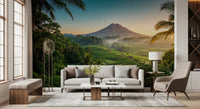 Emerald Terraces & Volcanic Dawn Wall Mural