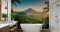 Emerald Terraces & Volcanic Dawn Wall Mural