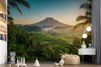 Emerald Terraces & Volcanic Dawn Wall Mural