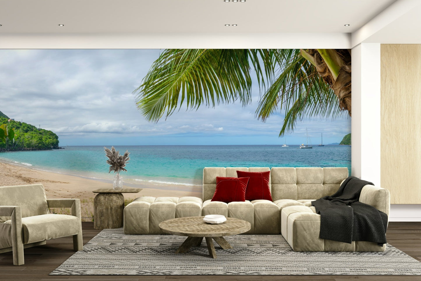 Emerald Waters Beach Wall Mural