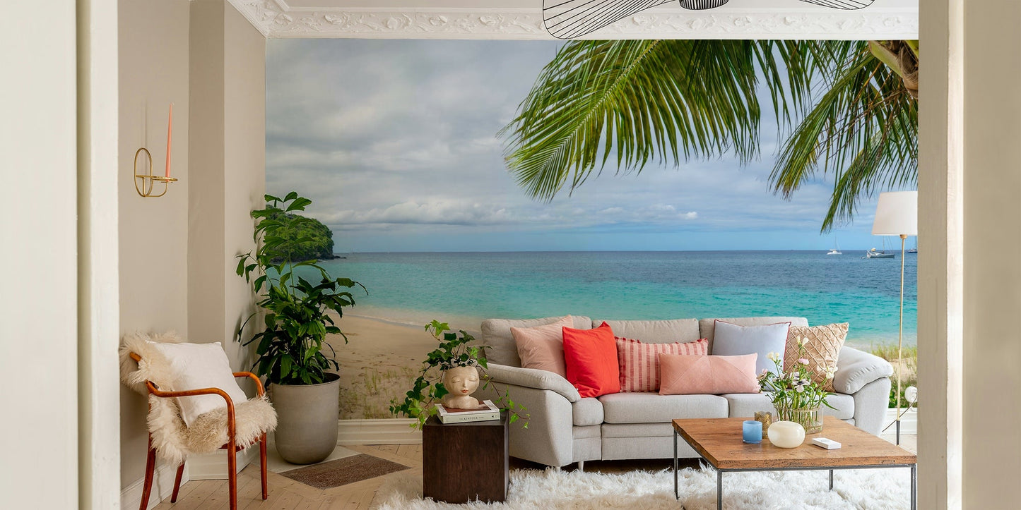 Emerald Waters Beach Wall Mural