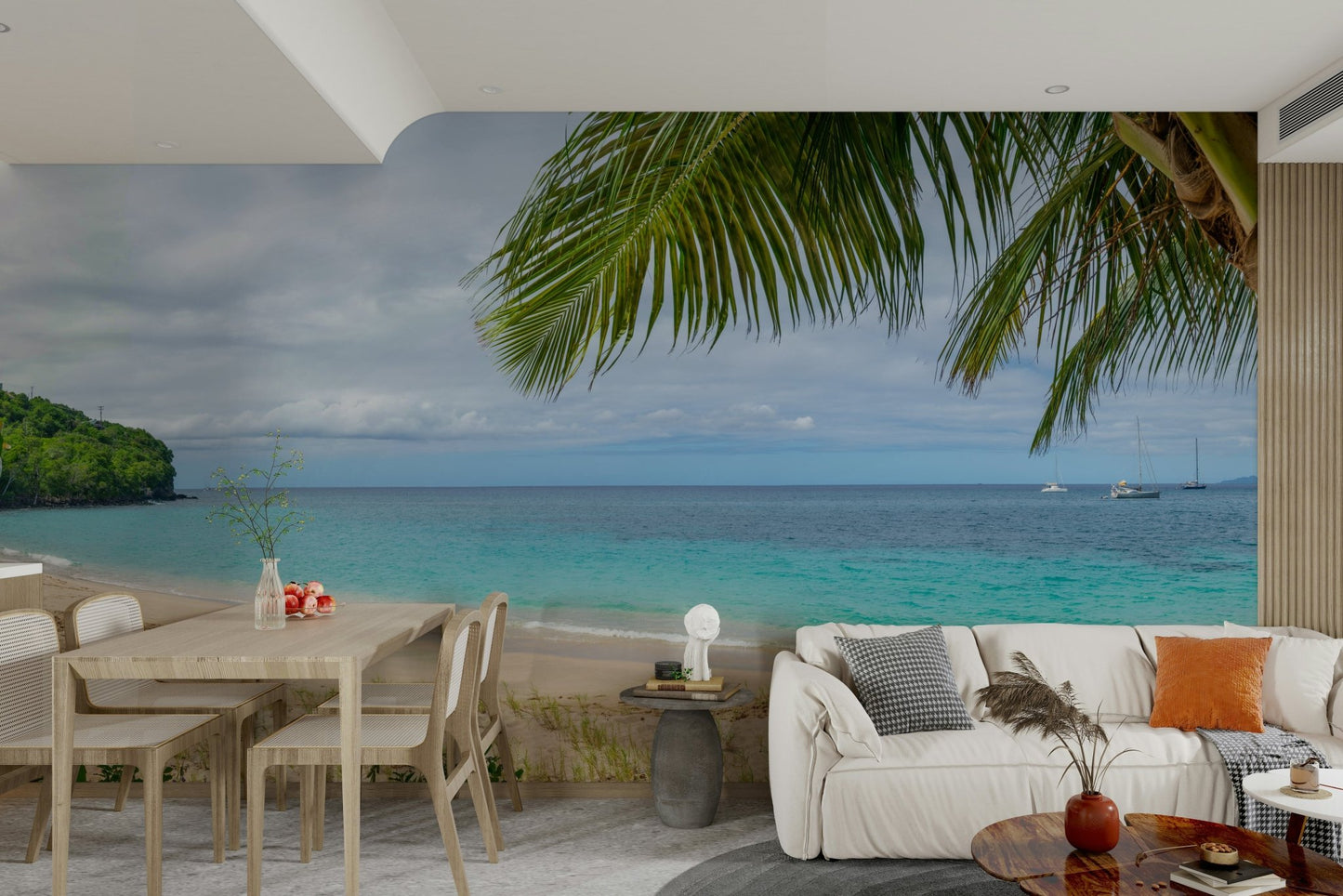 Emerald Waters Beach Wall Mural