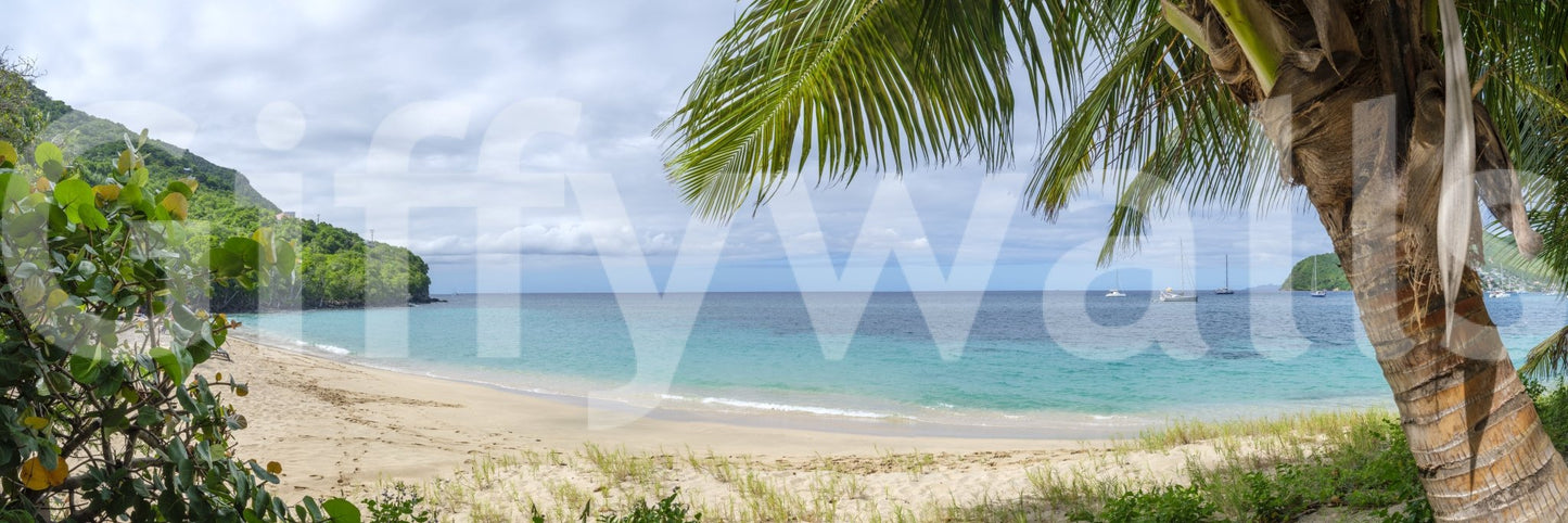 Emerald Waters Beach Wall Mural