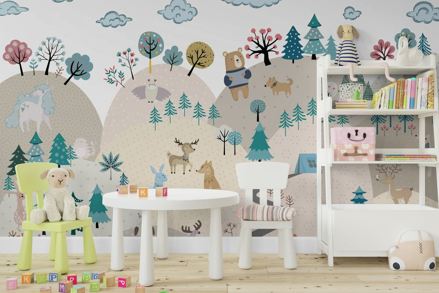 The scene feels quiet and dreamy.

