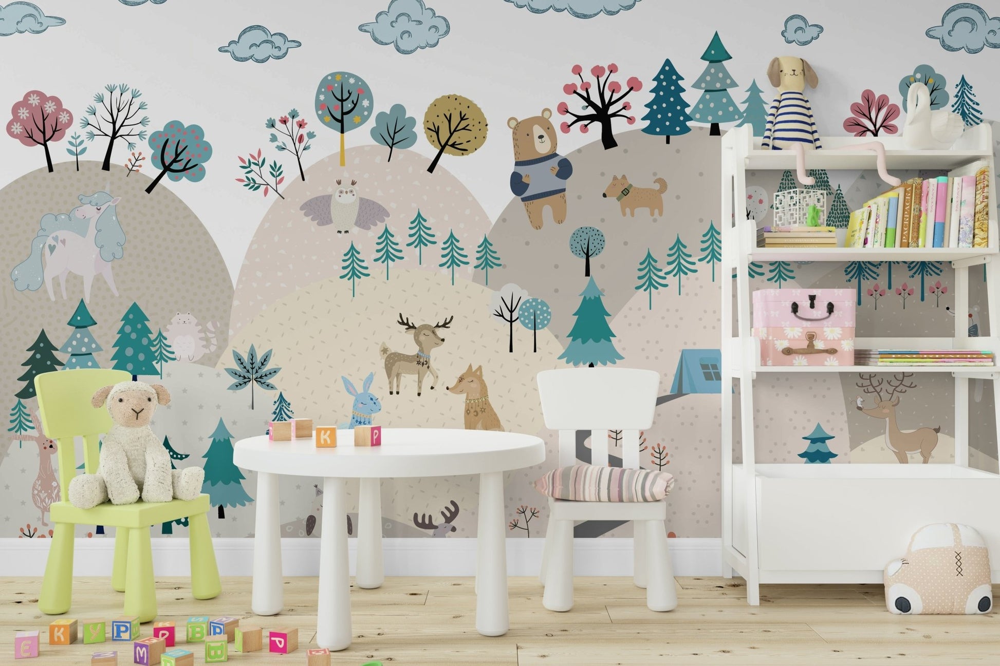 The scene feels quiet and dreamy.

