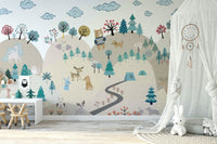 The scene feels like a peaceful, whimsical world.