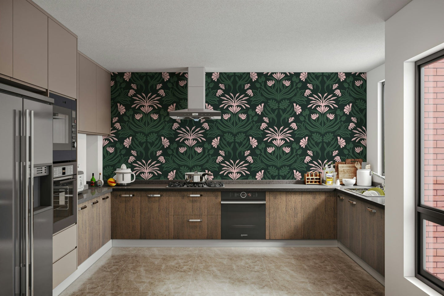 Soft pastel colors creating a peaceful and inviting room vibe

