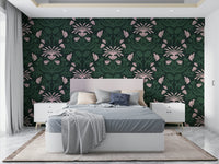 Gentle floral wallpaper bringing nature’s beauty indoors


