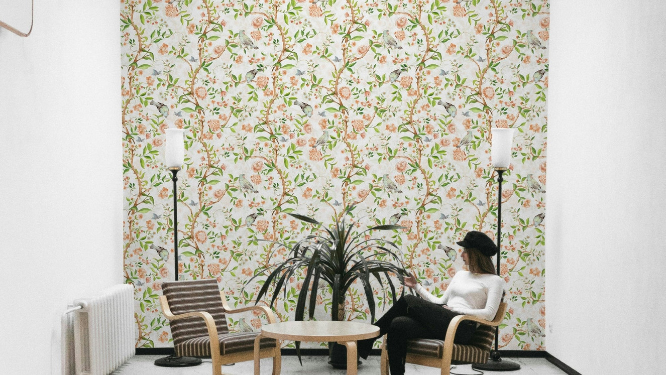 Enchanted garden theme wall decor

