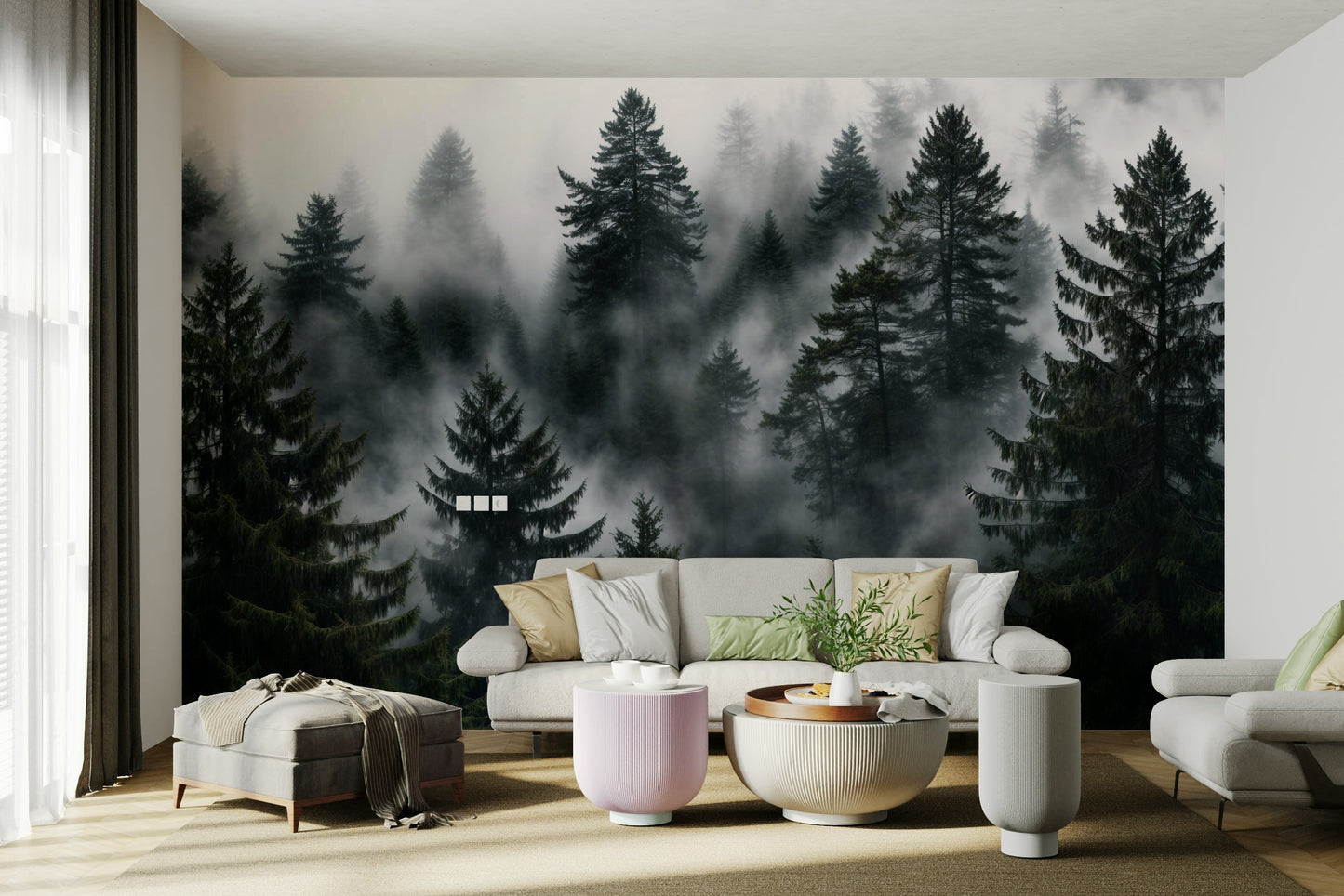 The feeling is one of fresh elegance.

