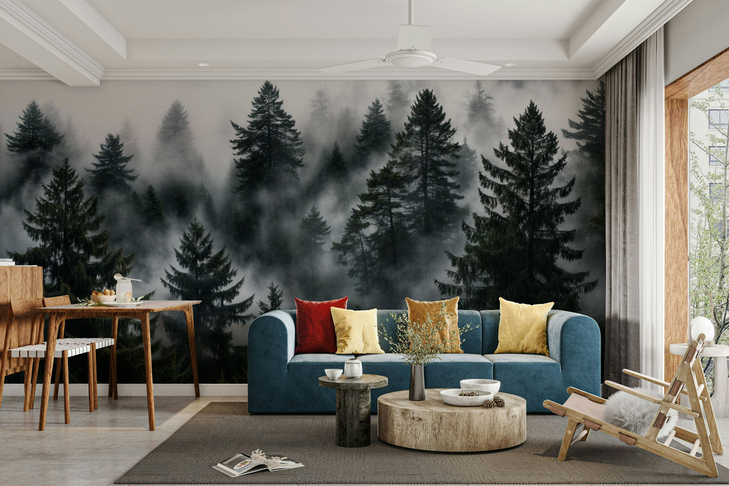 The mood is peaceful and serene.

