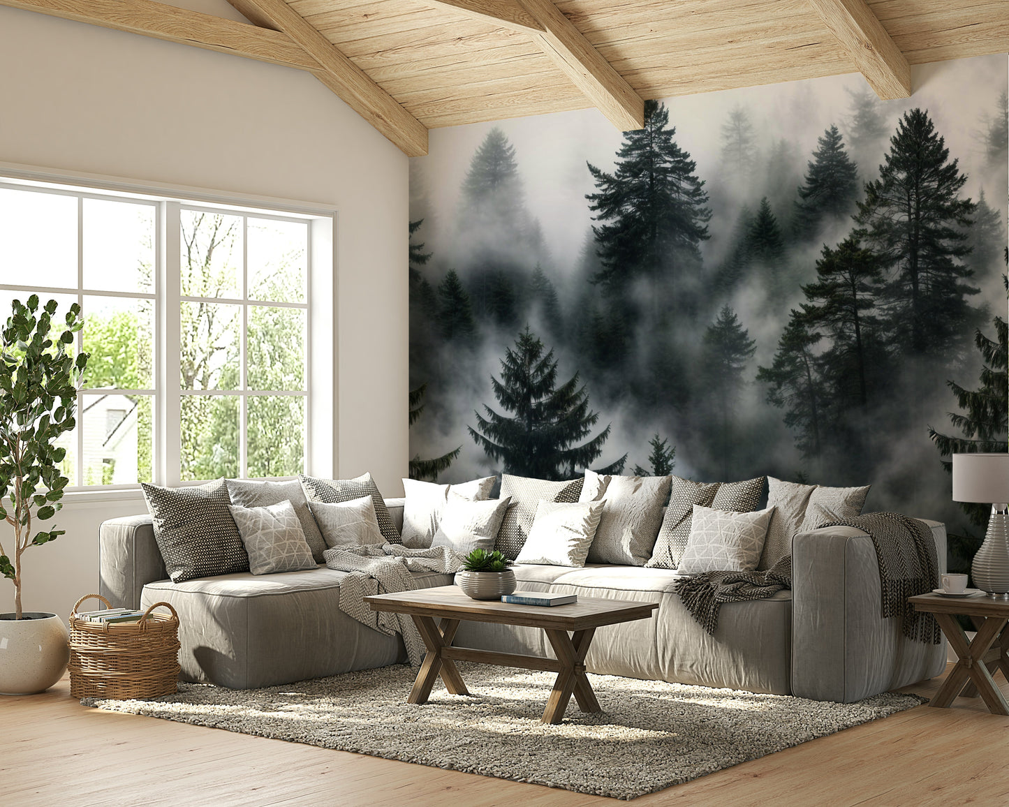 The trees are a central focus of the image.

