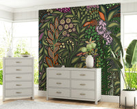 An artistic nature inspired mural for home decor., GD6016