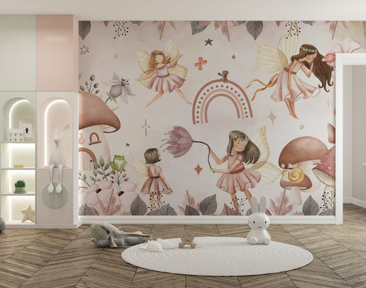 Enchanted Forest Fairies Wall Mural C186