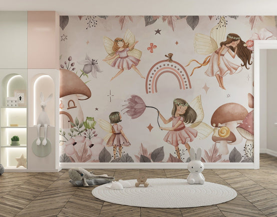 Enchanted Forest Fairies Wall Mural C186