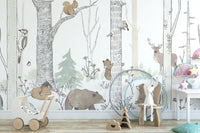 Magical Woodland Fauna Wallpaper
