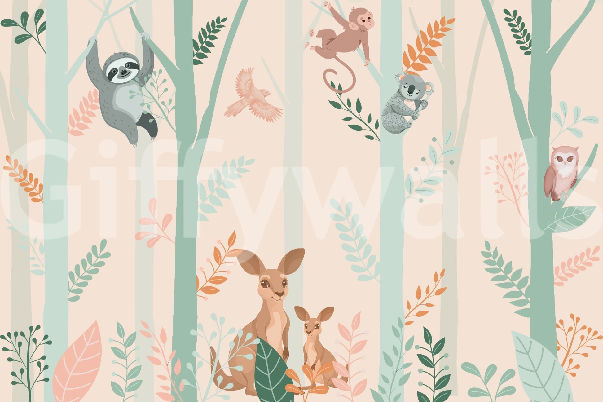 The overall mood is peaceful and imaginative.

