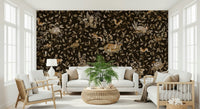 Textured look of the Enchanted Forest Naps Wall Mural