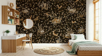 Nursery featuring the calming Enchanted Forest Naps Wall Mural