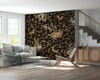 Office space decorated with the Enchanted Forest Naps Wall Mural