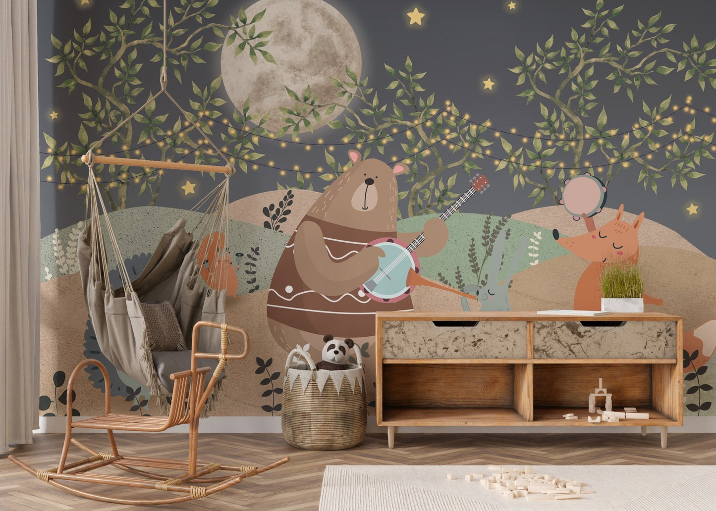 Enchanted Forest Party Wall Mural - Giffywalls, C91