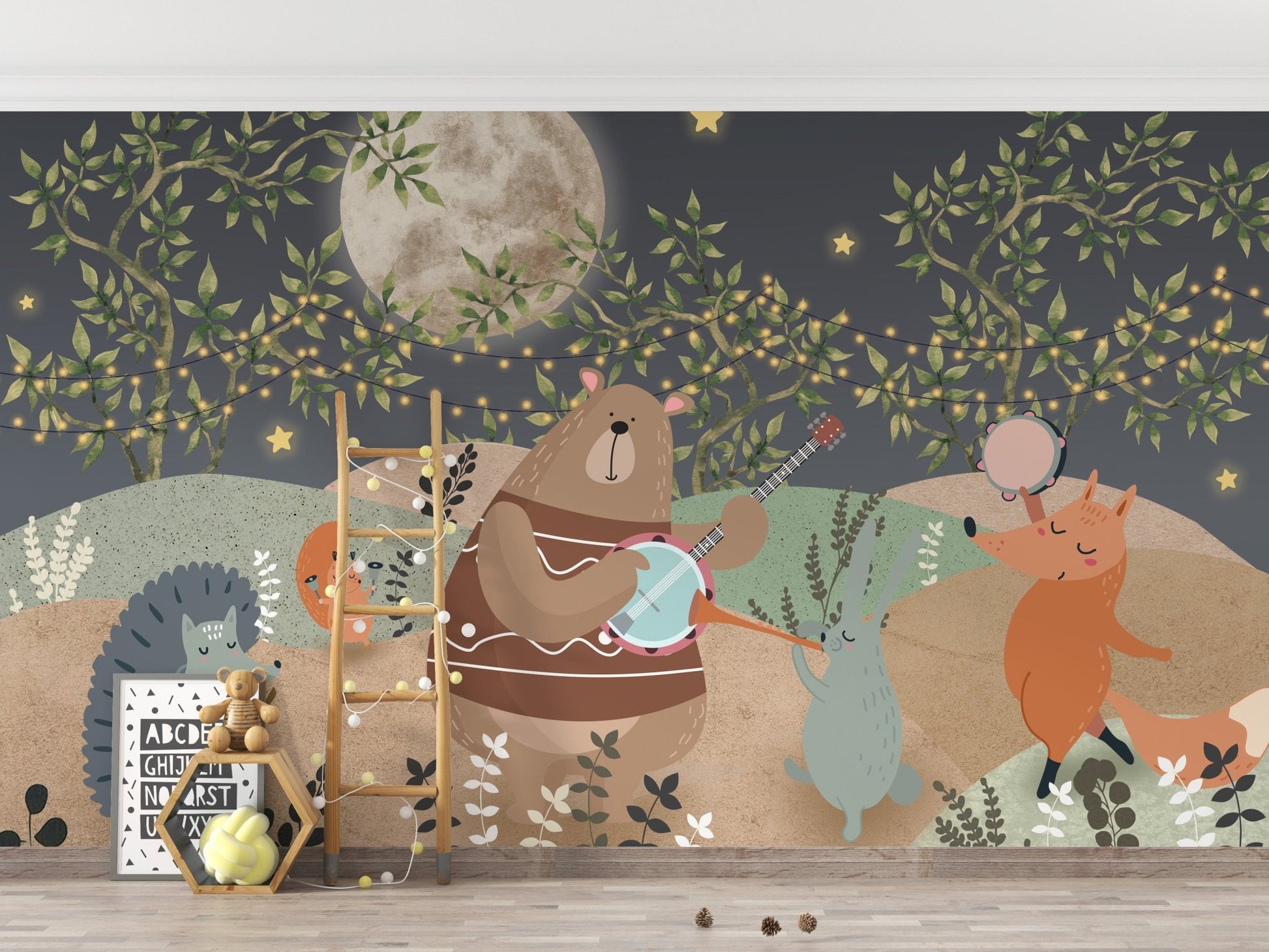 Enchanted Forest Party Wall Mural - Giffywalls, C91