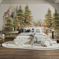 Majestic forest mural creating a magical atmosphere., GD1240