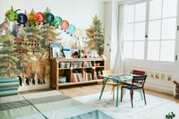Green forest mural perfect for any room., GD1240