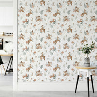 Tranquil Enchanted Forest wallpaper for calming spaces

