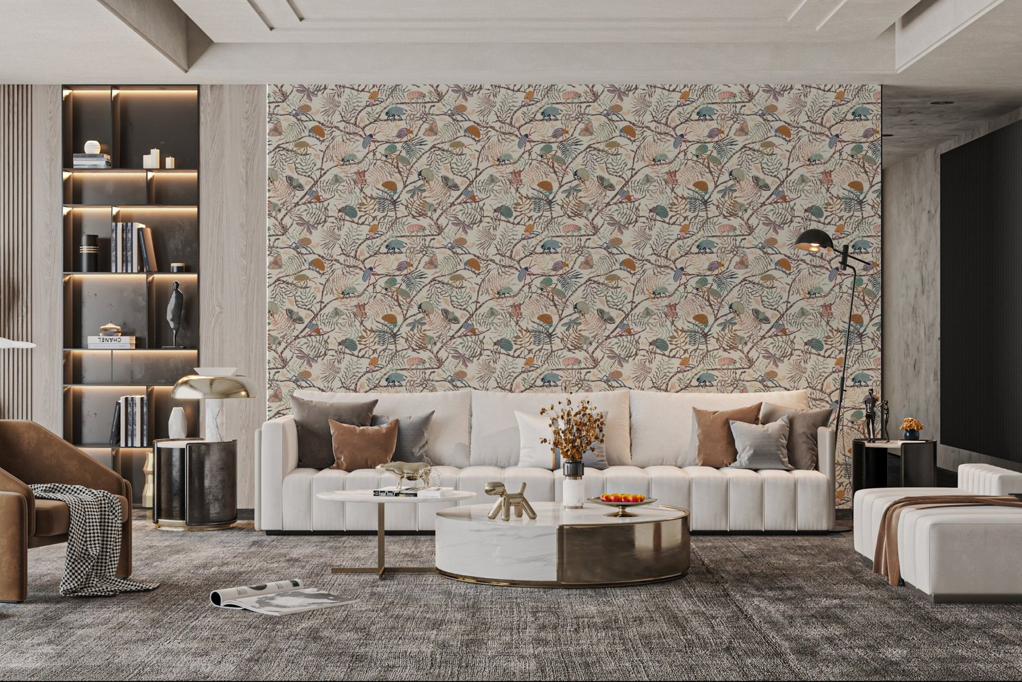 Enchanted Forest Whimsy Wallpaper Mural, AN11