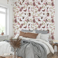 Enchanted Garden Wall Mural with Blooms

