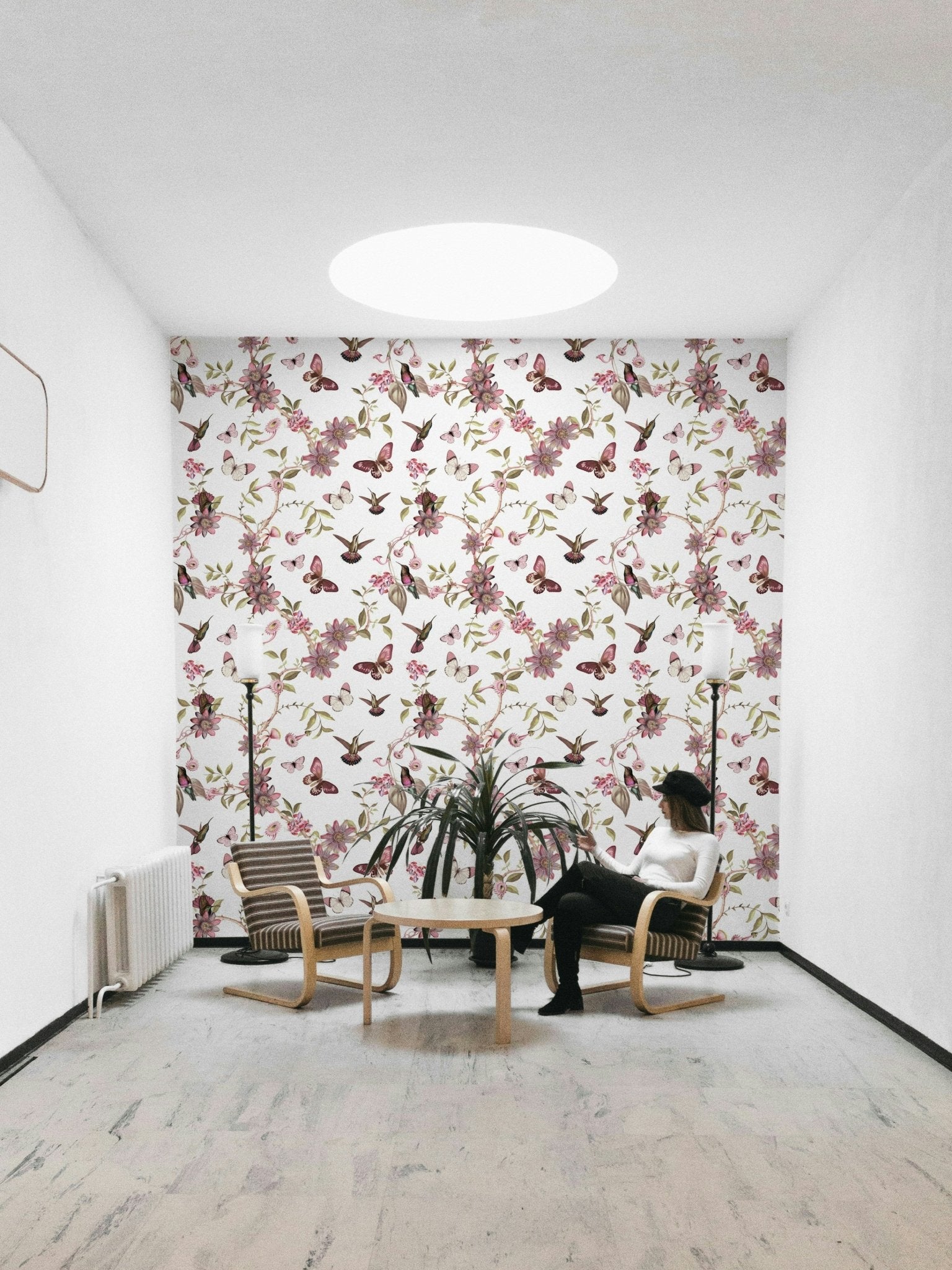 Fresh Blooming Garden Wallpaper Design

