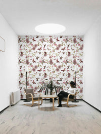 Fresh Blooming Garden Wallpaper Design

