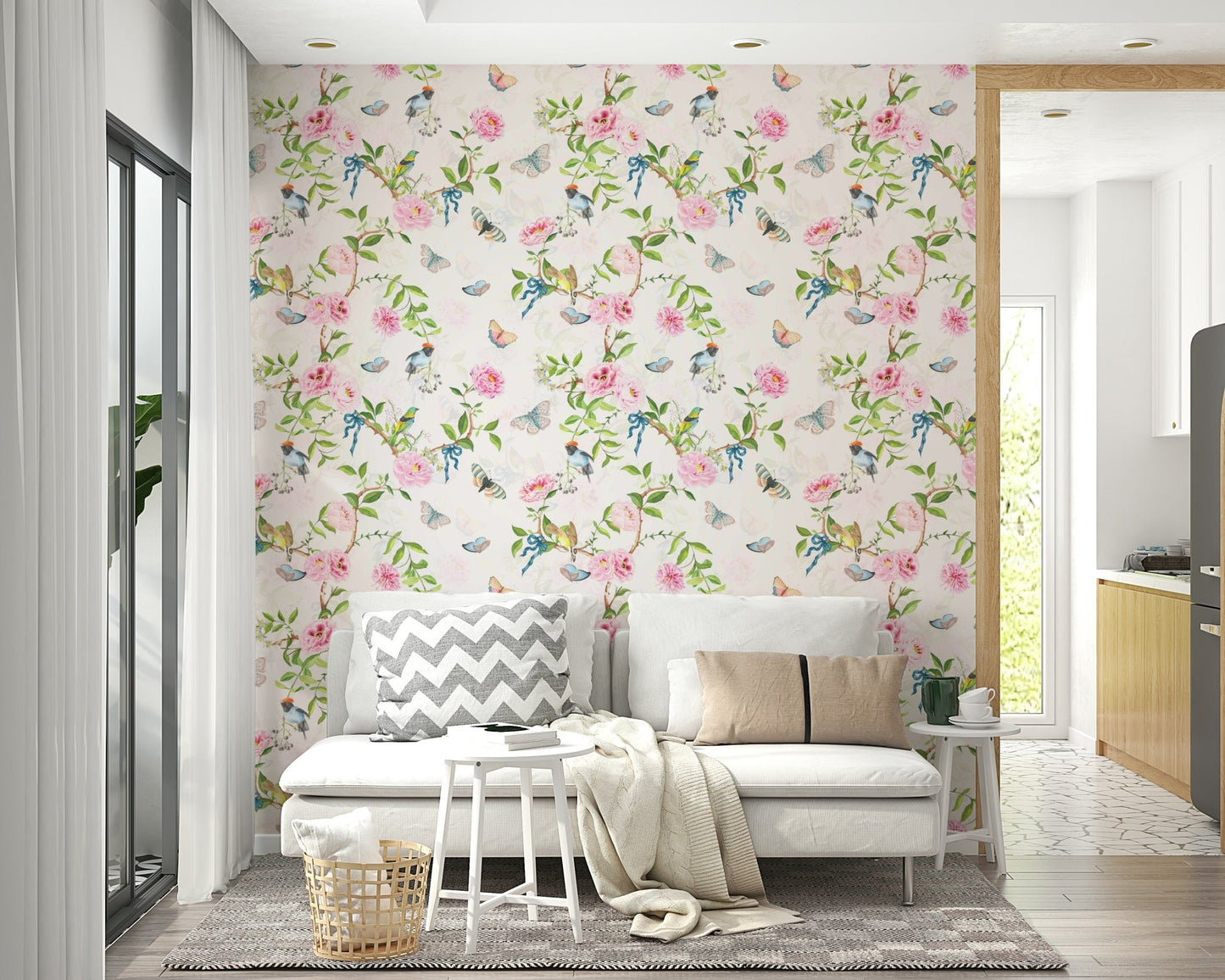 Enchanted Garden Escape mural for home interiors

