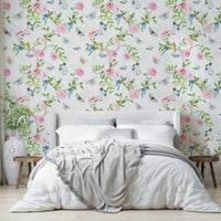 Enchanted Garden Escape mural for living spaces

