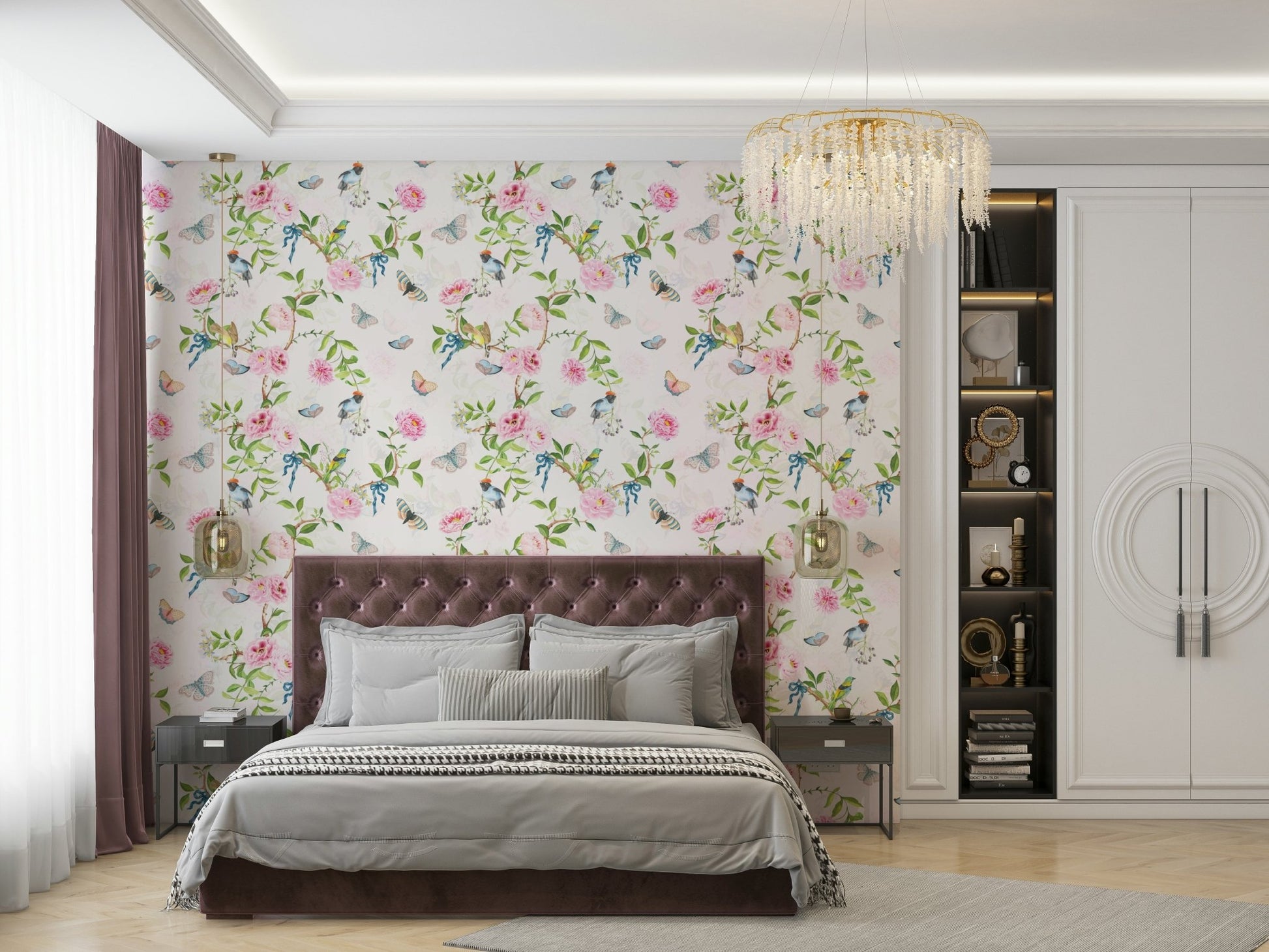 Nature-inspired Enchanted Garden Escape wall mural

