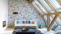 Enchanted Garden Escape Wallpaper for peaceful spaces

