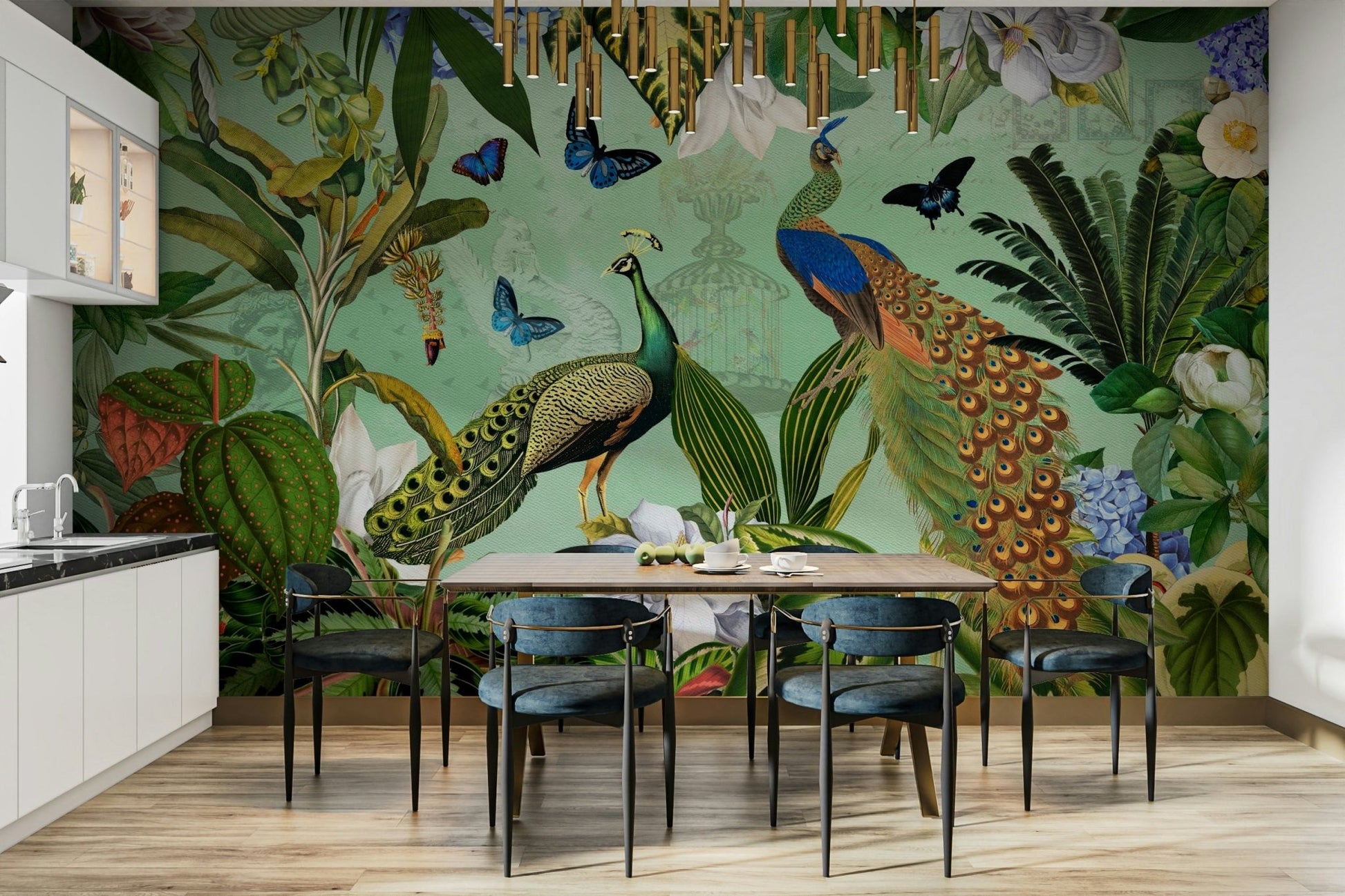 Magical garden mural to brighten up any room

