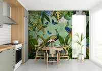 Floral enchantment on your walls with garden mural art


