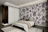 Mural wallpaper capturing a peaceful atmosphere

