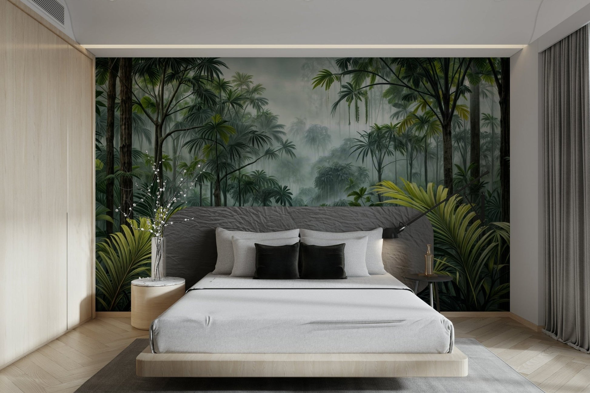 Enchanted Jungle Escape Wall Mural design

