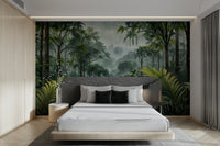Enchanted Jungle Escape Wall Mural design

