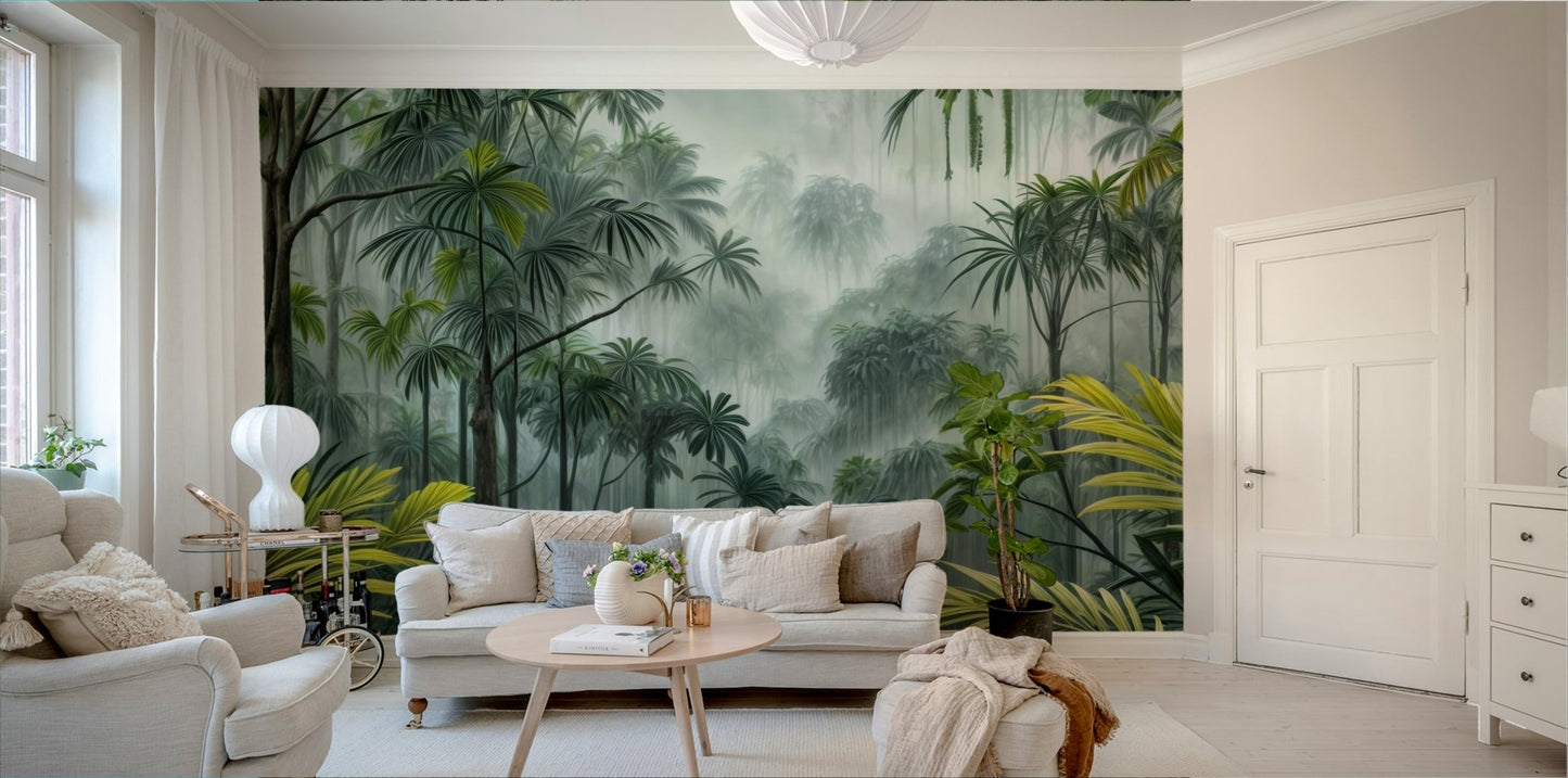 Enchanted Jungle Escape Wall Mural