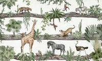 A high-quality exotic forest wall mural for walls.

