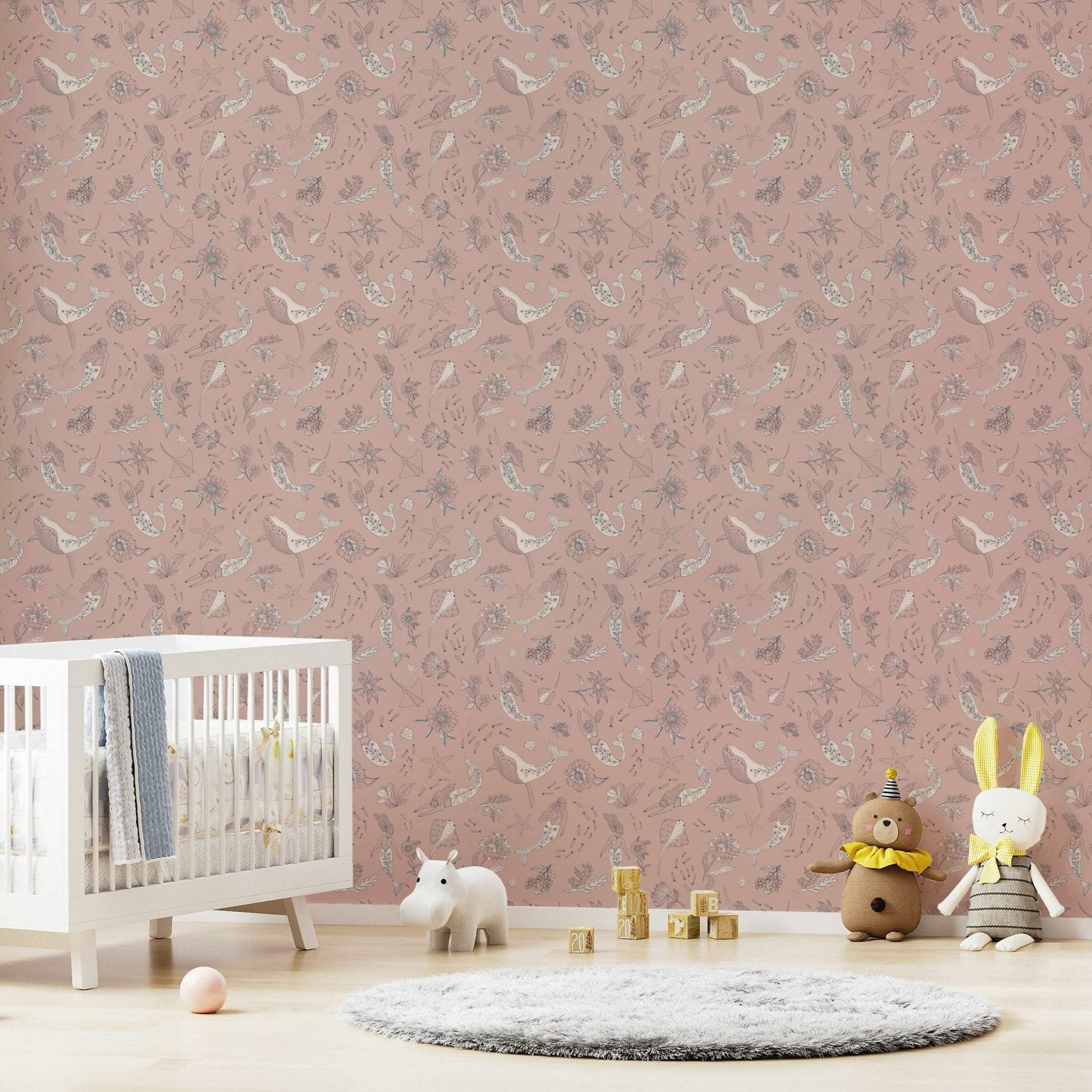 Lagoon-themed wallpaper with enchanted charm, GD960