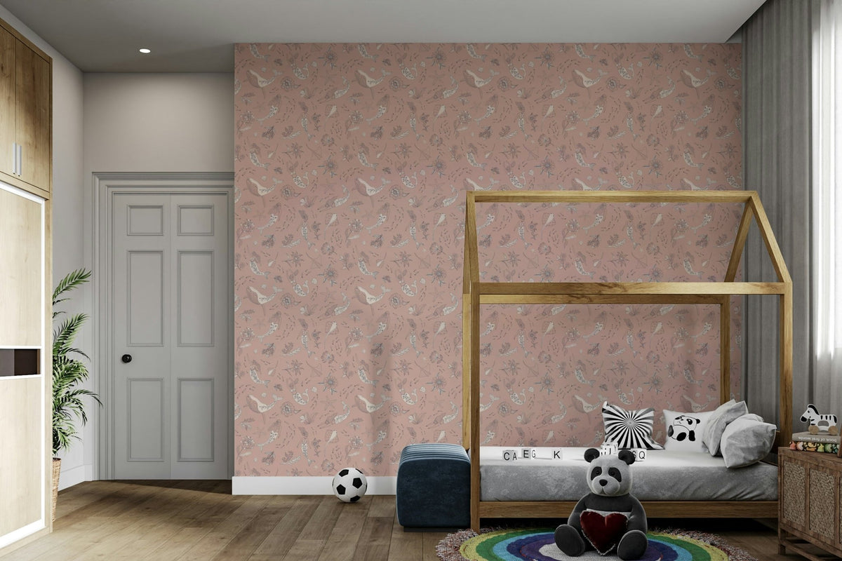 Underwater lagoon wallpaper with magical mermaids, GD960