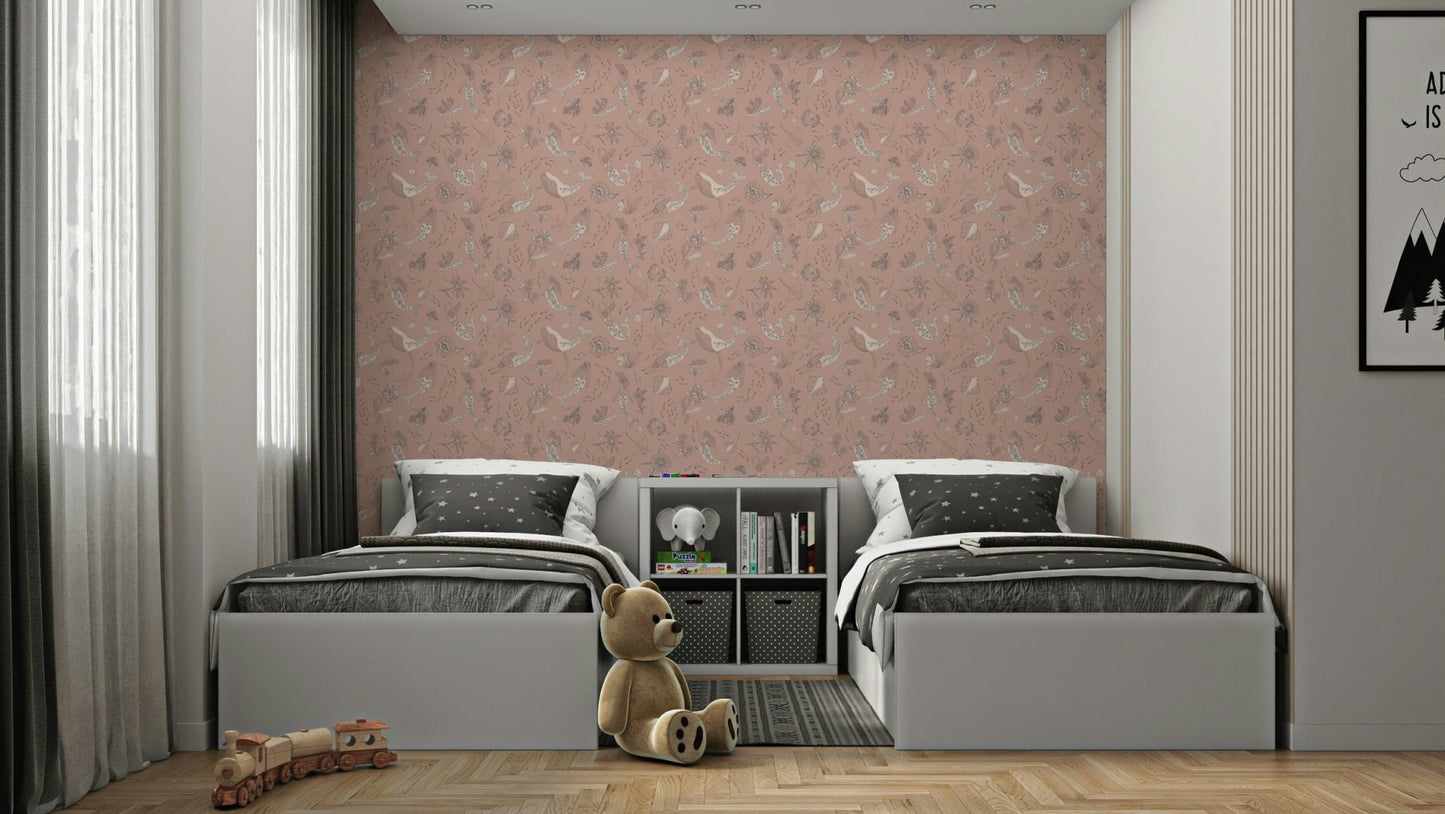 Enchanted Mermaid Lagoon Wallpaper with sea theme, GD960