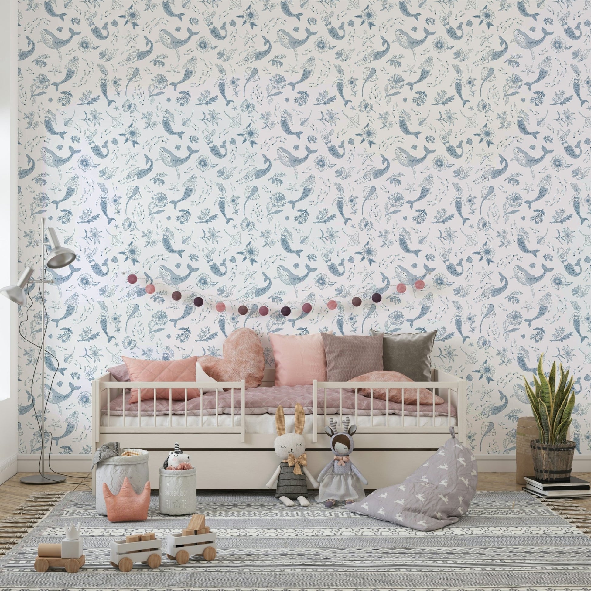 Wallpaper with layered ocean textures and depth, GD962